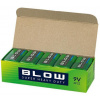 Batéria 9V (6LR61) Zn-Cl BLOW Super Heavy Duty 10x 1ks / blister