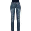 Crazy DÁMSKE NOHAVICE PANT WONDER MAGIC LIGHT - PRINT LIGHT JEANS Farba: LAKE, Veľkosť: L
