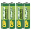 Zinko-chloridová batéria GP Greencell R6 (AA), 4ks 71052