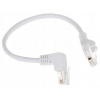 Patchcord Goobay U/UTP 5e RJ45 / RJ45 0,25 m biely