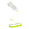 Lampa LED stolná TIROSS TS-53, 24 LED, 1000 mAh zelená