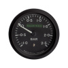Racetech budík tlak turba -1.0 do +2.5 bar 52mm černý ukazatel mechanický