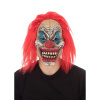 Hororový klaun s vlasy - Maska na Halloween-MOVEO