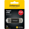INTENSO Twist Line, USB-C/USB-A, USB Kľúč, 256GB 3539492
