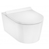 Hansgrohe EluPura S - Závesné WC s doskou SoftClose, Rimless, AquaHelix Flush, EcoSmart, biela 60344450