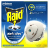 Raid Night & Day Komáre muchy a mravce insekticídny elektrofumigátor a náplň