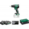 HIKOKI DS18DEWHZ Aku vŕtačka/skrutkovač (18V/2x4,0Ah) kufor