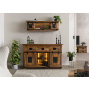 Bighome - Príborník z mangového / recyklovaného dreva 150x45x90 prírodný lak IRON LUX