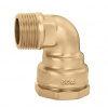 CALEFFI Mosadzné šróbenie DECA rohové, pre polyetylénové rúry - d25mm x 3/4