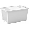Box s vekom KIS Bi-Box L, 40 lit., biely, 35x55x28 cm