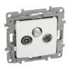 Legrand Niloé Anténová zásuvka, TV + R + SAT, termoplast, biela, 764563