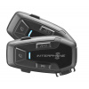 Bluetooth headset pre uzavreté a otvorené prilby Interphone U-COM7R, Twin Pack