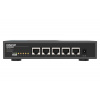 QNAP switch QSW-3205-5T (5x 10GbE port, pasiv. chladenie, podpora 100M/1G/2,5G/5G a 10G) (QSW-3205-5T)