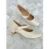 Iný Perleťové dievčenské balerínky - Biela Veľkosť: 33