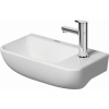 DURAVIT ME by Starck závesné umývadielko s otvorom vpravo, bez prepadu, 400 x 220 mm, biela, 0717400000