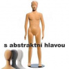 Figurína, manekýna detská FLEXIBLE 13 rokov, chlapec, abstrakt, telová, flok, bez podstavca