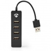USB Hub Nedis UHUBU2420BK