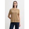 Tričko s hodvábom United Colors of Benetton 1ZRED10BK béžová XL