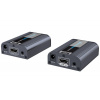 PremiumCord HDMI2.0 4Kx2K@60Hz extender na 60m přes jeden kabel Cat6/6a/7 (khext60-3)