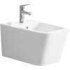 CERANO - Keramický závesný bidet Forte - biela lesklá - 36x51 cm