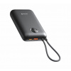 Swissten power bank voltbox 35w 20000 mAh s integrovanými káblami usb-c a lightning čierna 22013937