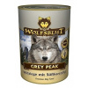 Wolfsblut Dog Grey Peak bezobilné krmivo pre psov s kozím mäsom a batátmi, konzerva 395g