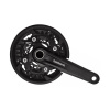 Shimano Stred FC-MT500 175mm 40/30/22z. 10-k. dvojdielny čierny bez krytu