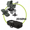 Bugaboo Fox 5 Renew Complete Black/Forest Green-forest Green + zadarmo vložná taška v hodnote 179,95€​