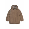 Detská zimná bunda 11104 Mikk-line - hnedá Chocolate Chip Veľkosť: 122
