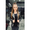 Max Original Leather Dámska kožená bunda EMMA soft-223 black (M 44-46) - Čierna - M