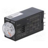 Časové relé 0,1s÷10min DPDT 250VAC/5A 24VDC patice -10÷55°C