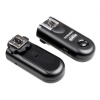 A set of two Yongnuo RF603N II flash triggers with a cable N1 for Nikon