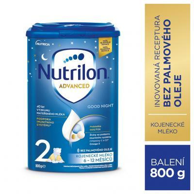 Nutrilon 2 Pronutra good night pokračovacie mlieko na dobré zsapávanie následná mliečna výživa (od ukonč. 6. mesiaca) 1x800 g