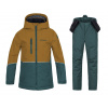 Dětský lyžařský komplet Anakin Golden brown/sea moss 158-164 + Akita Sea moss 146-152