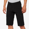 Voľné šortky 100% Ridecamp Black 36