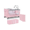KINDERKRAFT SELECT Postieľka cestovná Leody doplnky Leody Pink, Premium 126x65x76 ružová