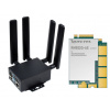 Waveshare RM500x / RM502x 5G HAT for Raspberry Pi, quad antennas LTE-A, multi band, RM502Q-AE With Case
