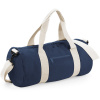 BagBase Taška BG140, sportovní, kulatá, 20l COT520140y7999-french navy UNI Navy/bílá špinavě