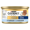 Gourmet Gold konzerva pre mačky tuniak paštéta 85 g