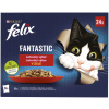 Felix Fantastic kapsičky pro kočky v želé kuřecí, hovězí, králík a jehněčí 24 x 85 g