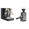 Lelit Mara PL62X V2, black + Eureka Mignon Libra 65 All Purpose, CR grey