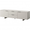 MEBLINE Komoda RTV MALMO 2D2S pieskovo béžová