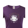 Dámske tričko Groot z filmu Strážcovia galaxie, Barva Fialová, Velikost XS Bezvatriko.cz 0425 - DTF/DTG
