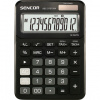 Kalkulačka Sencor, SEC 372T/BK, čierna, stolná, dvanásťmiestna