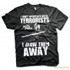 Chuck Norris I Blow Terrorists Away (T-Shirt)
