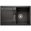 Blanco Metra 45 S, silgranitový drez 780x500x190 mm, 1-komorový, čierna, BLA-525915