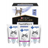 Purina VD Feline FortiFlora 30 x 1 g + 3x ENZO VET Sterilizovaná strava pre sterilizované mačky s morčacím mäsom v želé 100g
