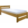 Drewmax Dřevěná postel 90x200 buk LK180 (Barva dřeva: Koniak)