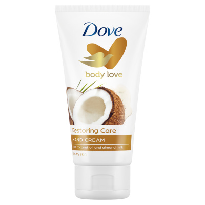 Dove Nourishing Secrets Restoring Ritual krém na ruky s kokosom, 75 ml