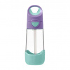 B.box Fľaša na pitie so slamkou 450ml Varianta: Lilac Pop